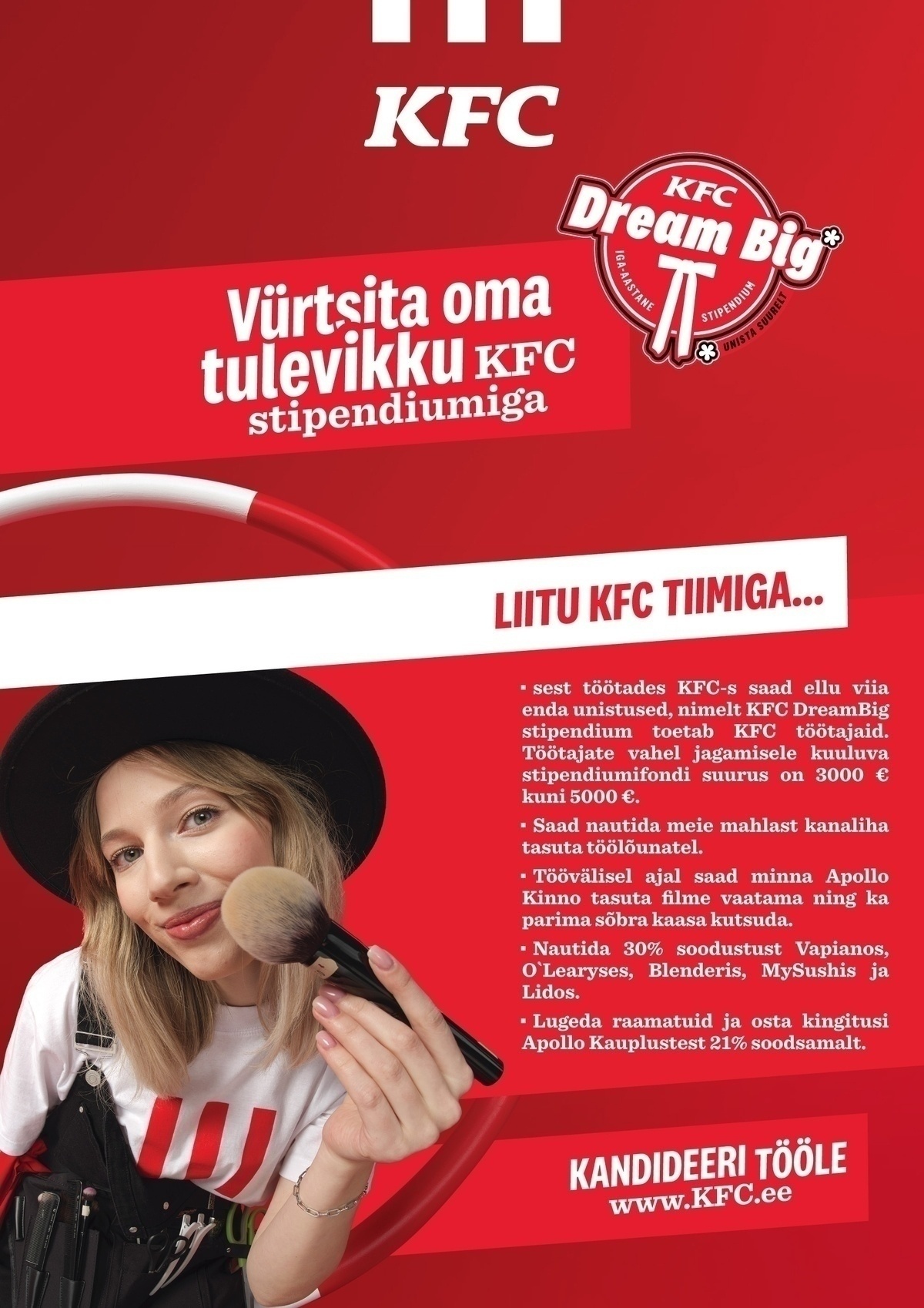 APL Fresh Food OÜ KFC Lasnamäe kutsub tiimi klienditeenindajaid!