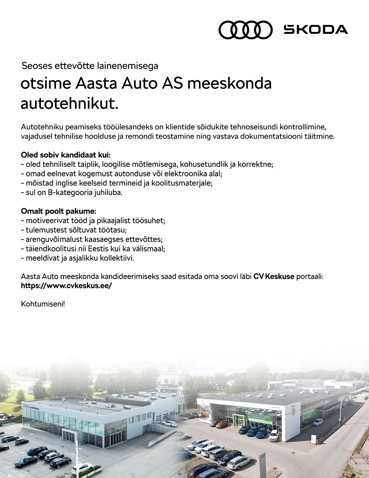 Aasta Auto AS Tehnik-mehaanik