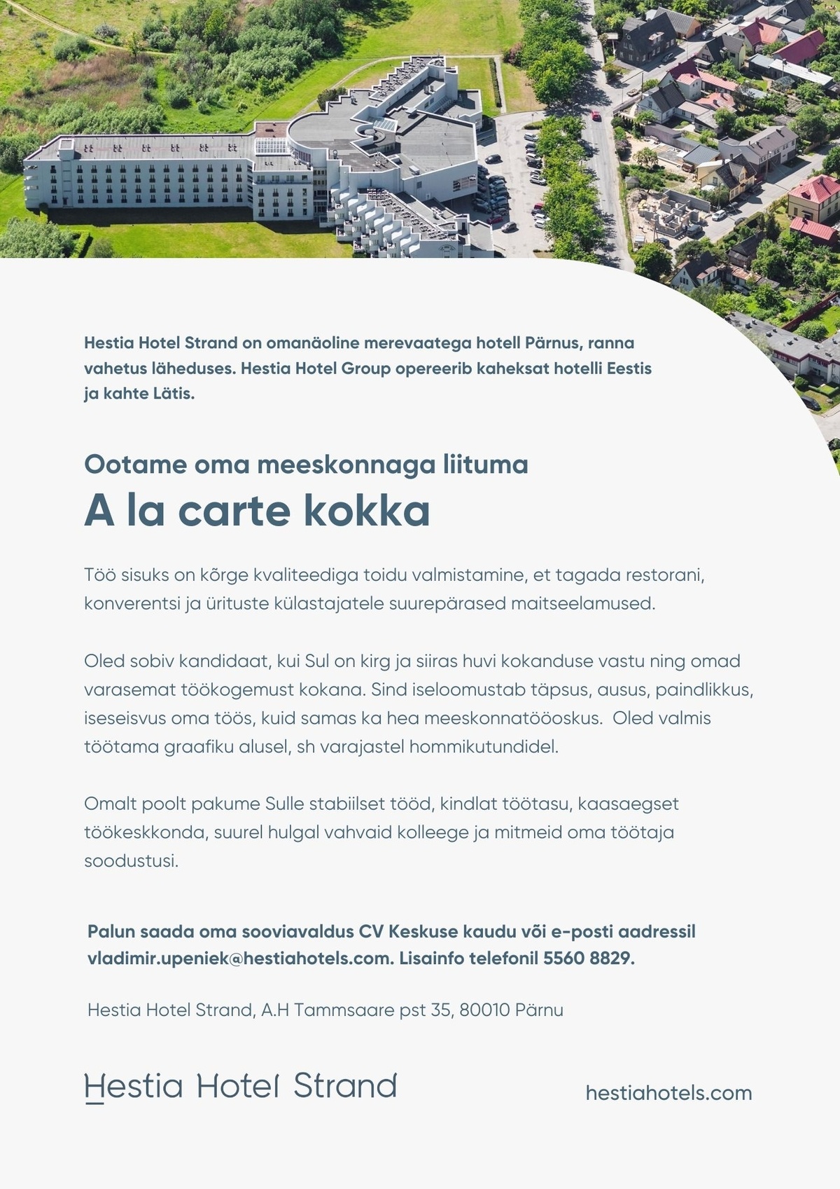 Hestia Hotel Strand Kokk (Hestia Hotel Strand)