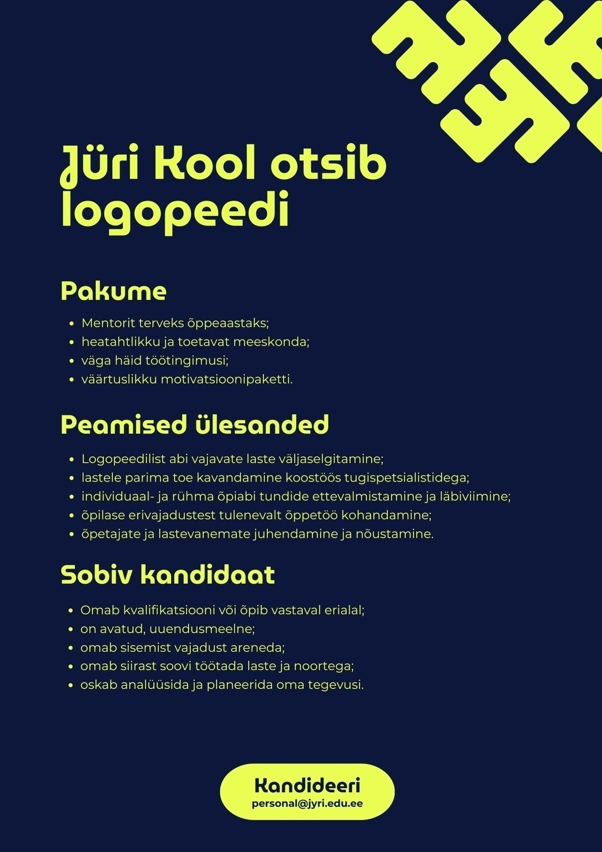 Jüri Kool Logopeed