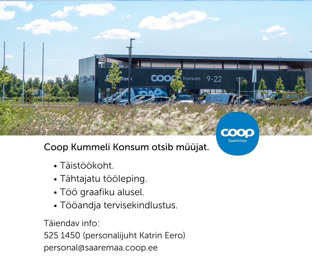 Saaremaa Tarbijate Ühistu Müüja Kummeli Konsumisse (Coop Saaremaa)