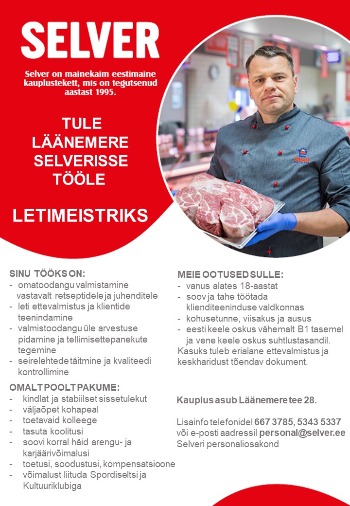 Selver Letimeister Läänemere Selveris