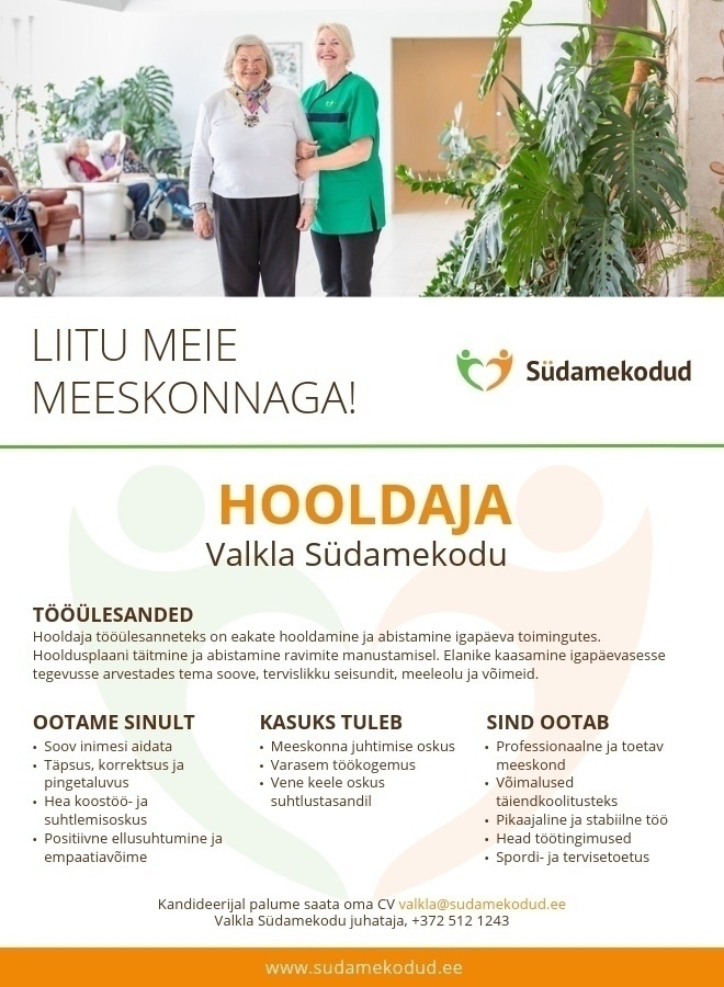 Südamekodud AS Hooldaja Valkla Südamekodus