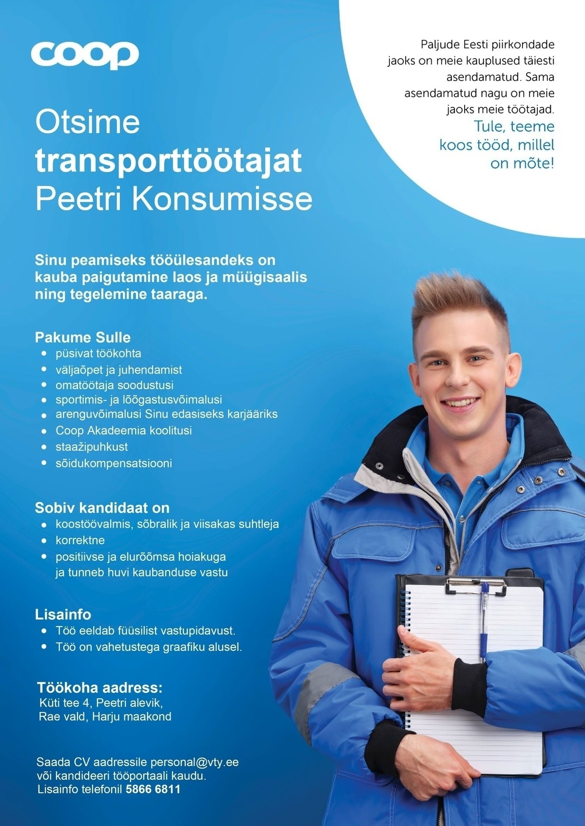 Coop Võru Transporttöötaja (Peetri Konsum)