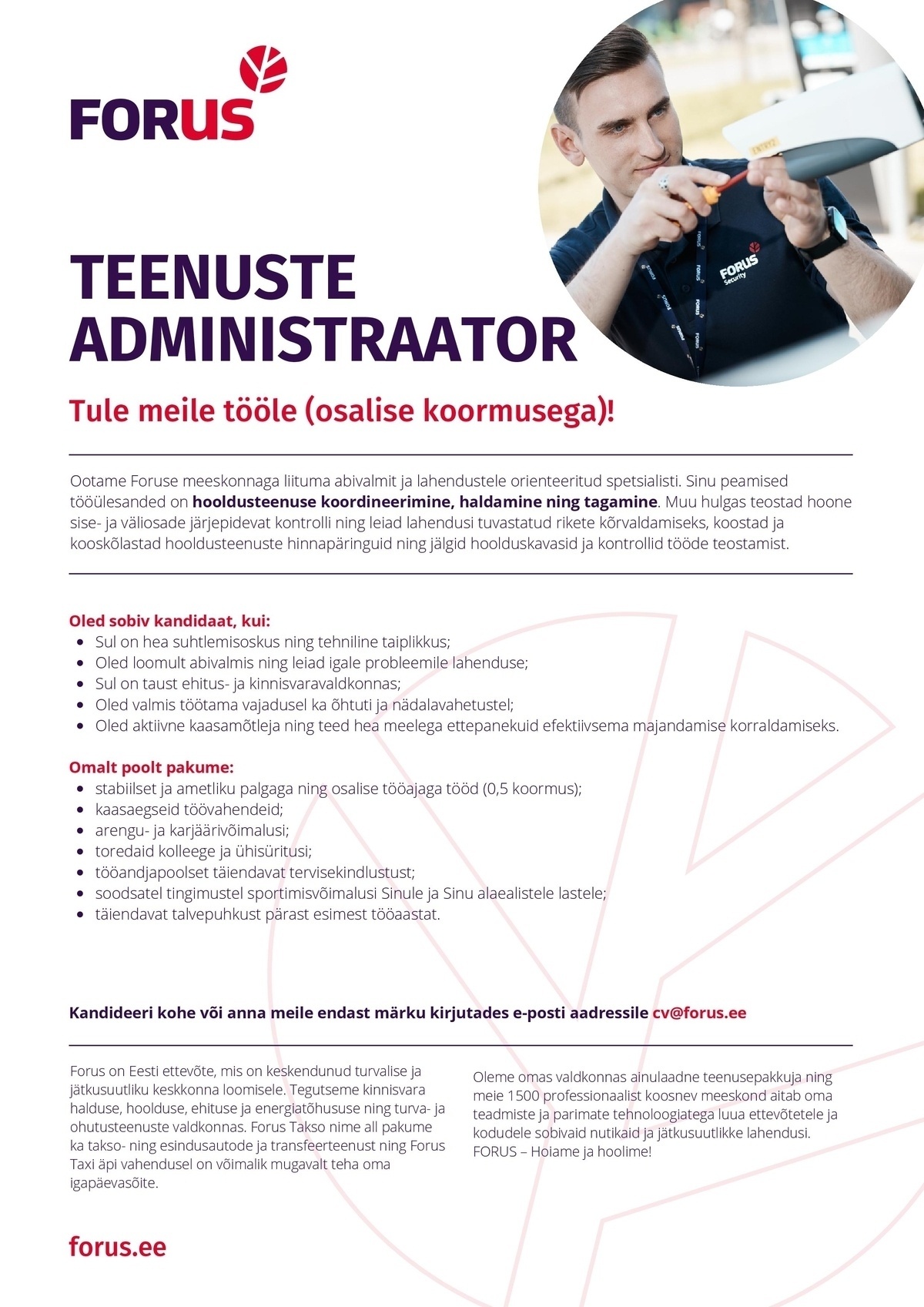 Forus Security AS Teenuste administraator