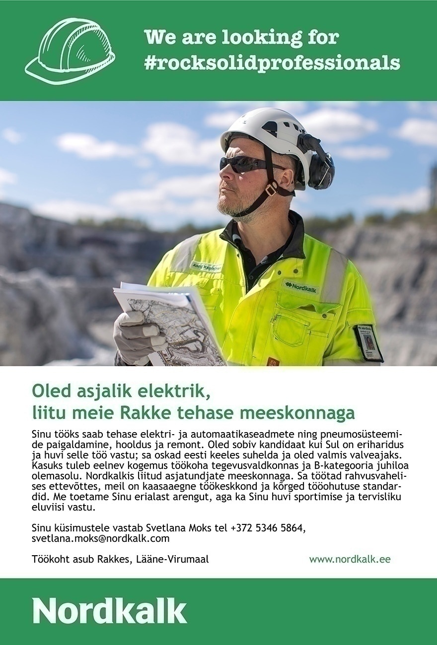 Nordkalk AS Elektrik