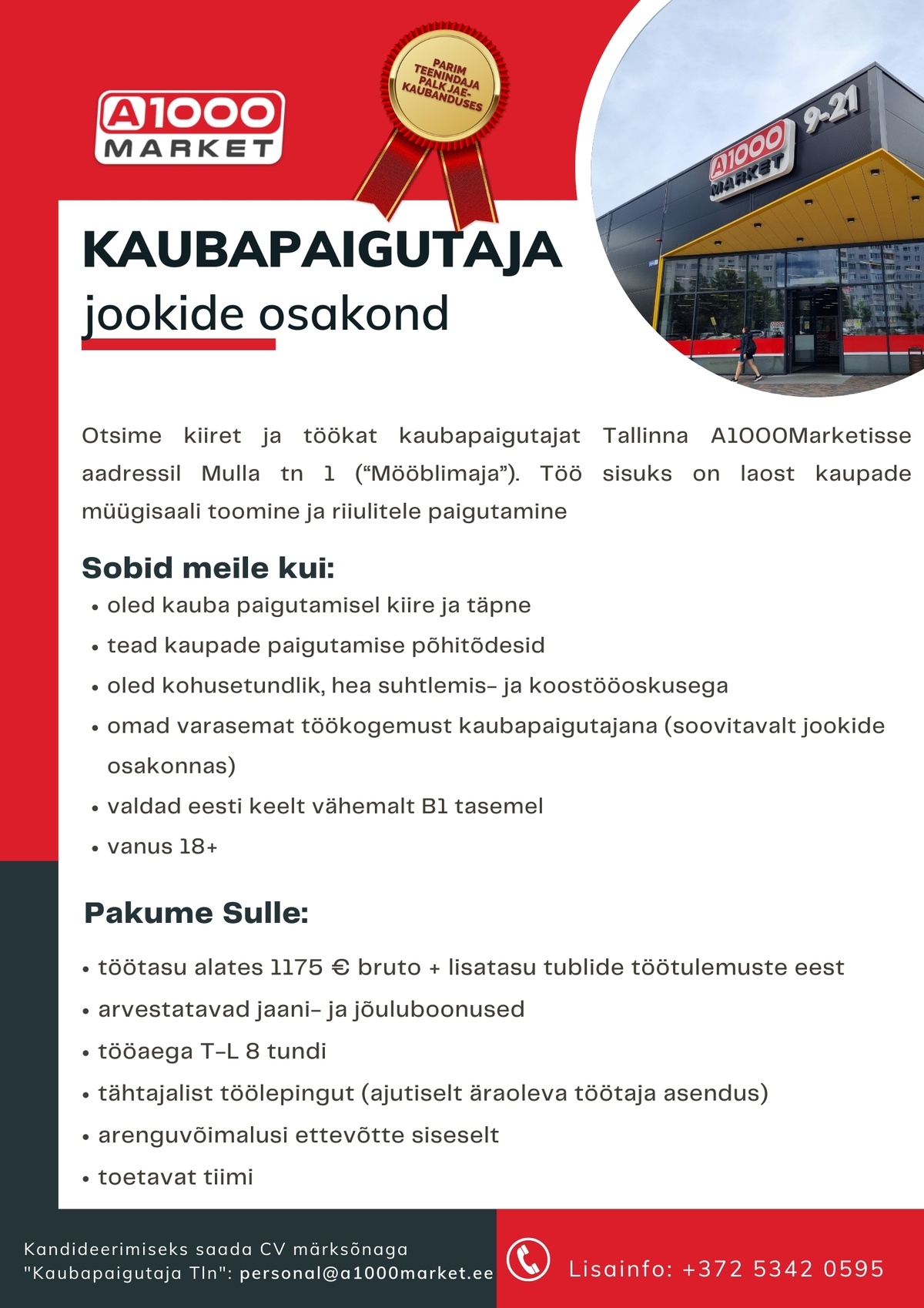 A1M OÜ - A1000Market Kaubapaigutaja