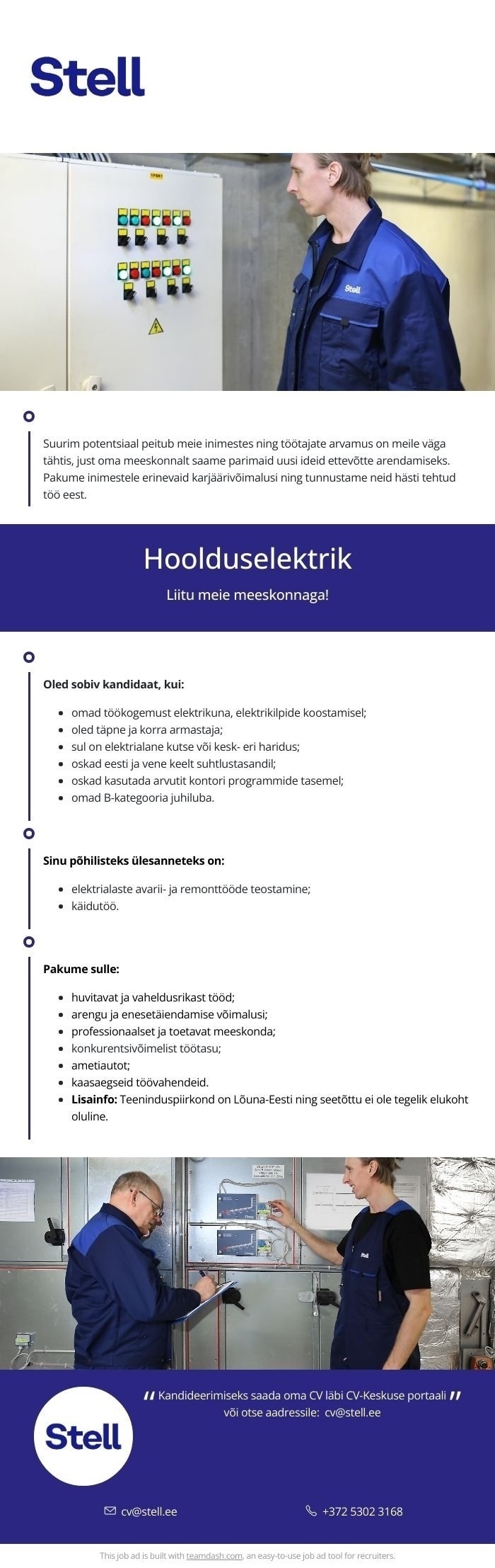 Stell Eesti AS Hoolduselektrik