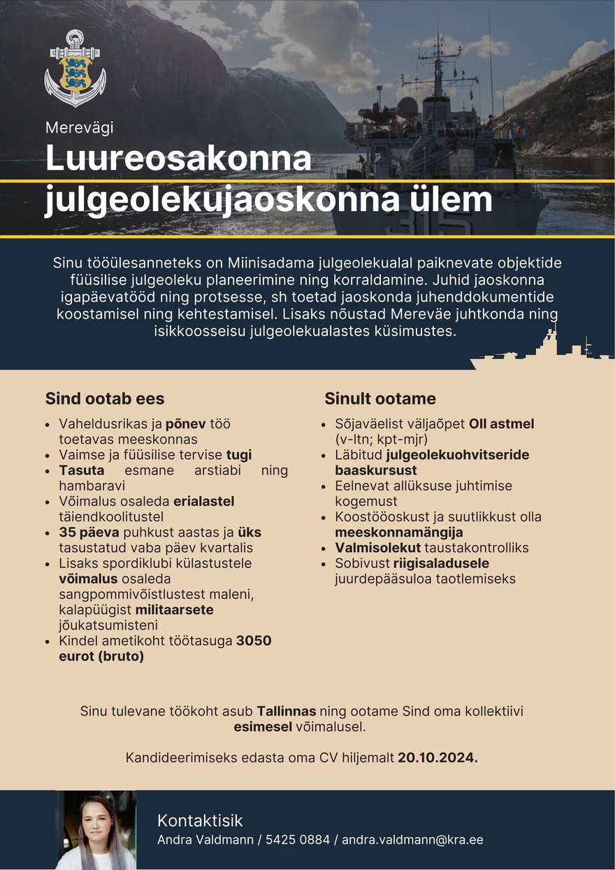 Merevägi Luureosakonna julgeolekujaoskonna ülem