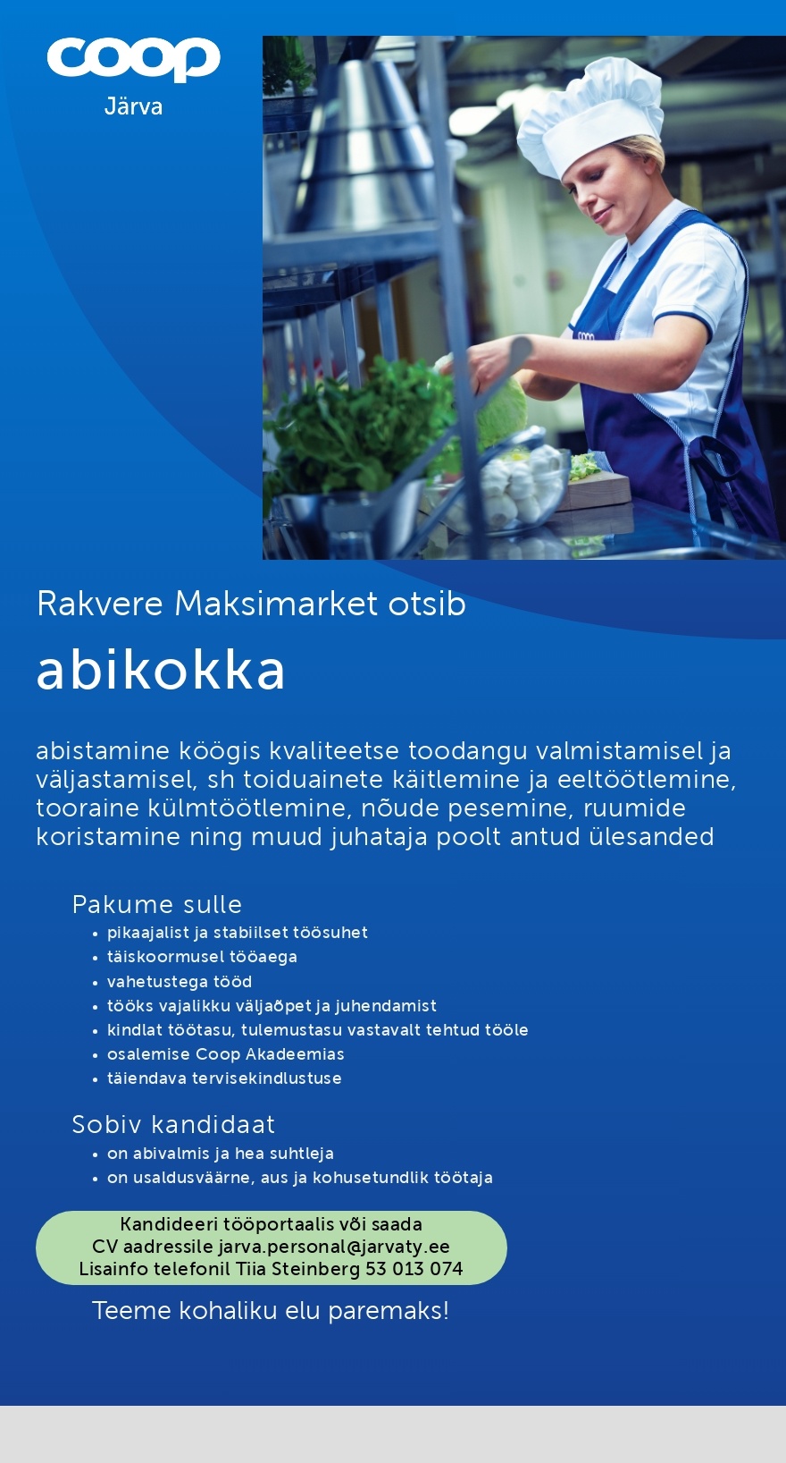 Coop Järva ABIKOKK Rakvere Maksimarket (Coop Järva)