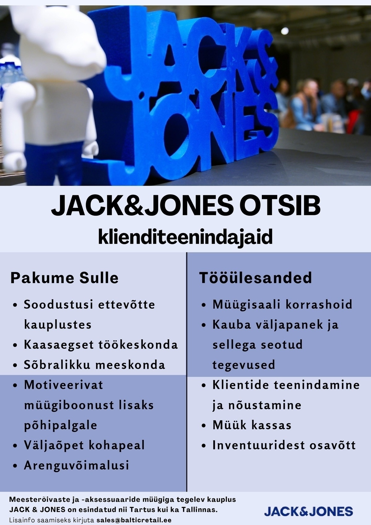 OÜ Baltic Retail JACK&JONES rõivakauplus