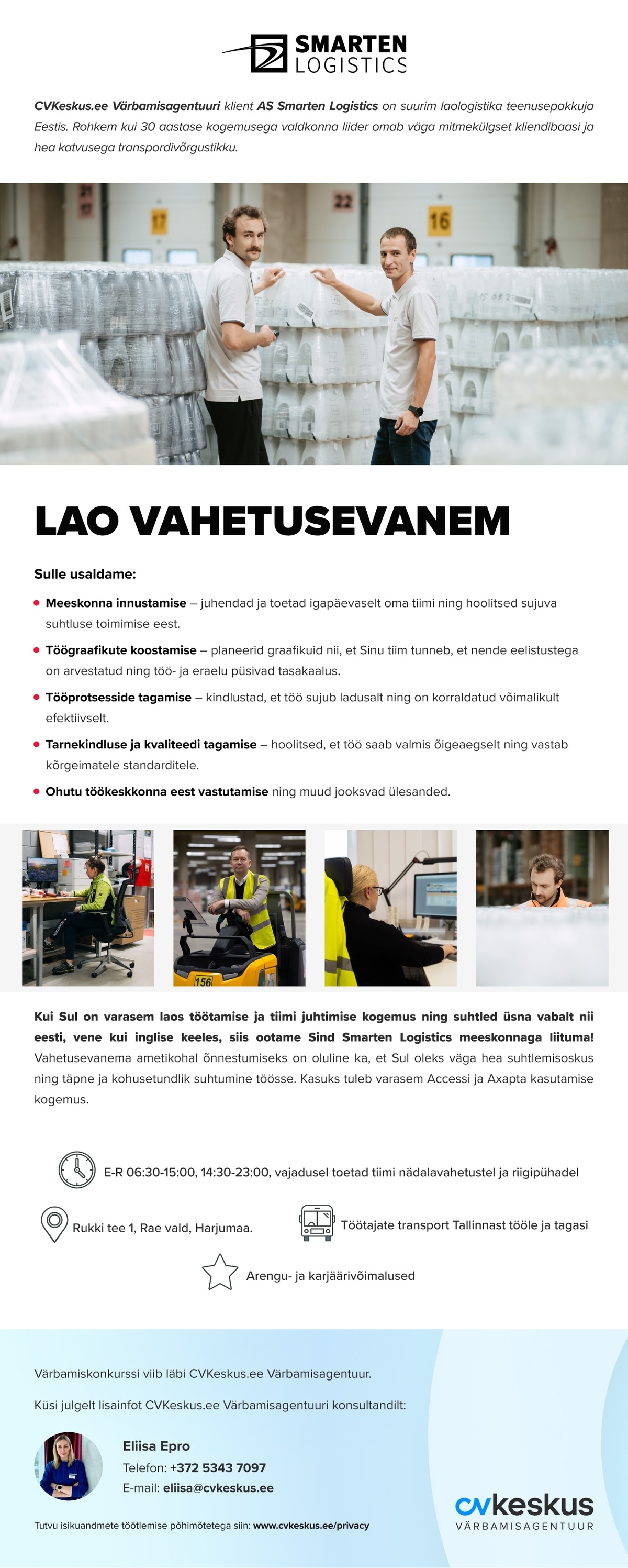 Smarten Logistics LAO VAHETUSEVANEM