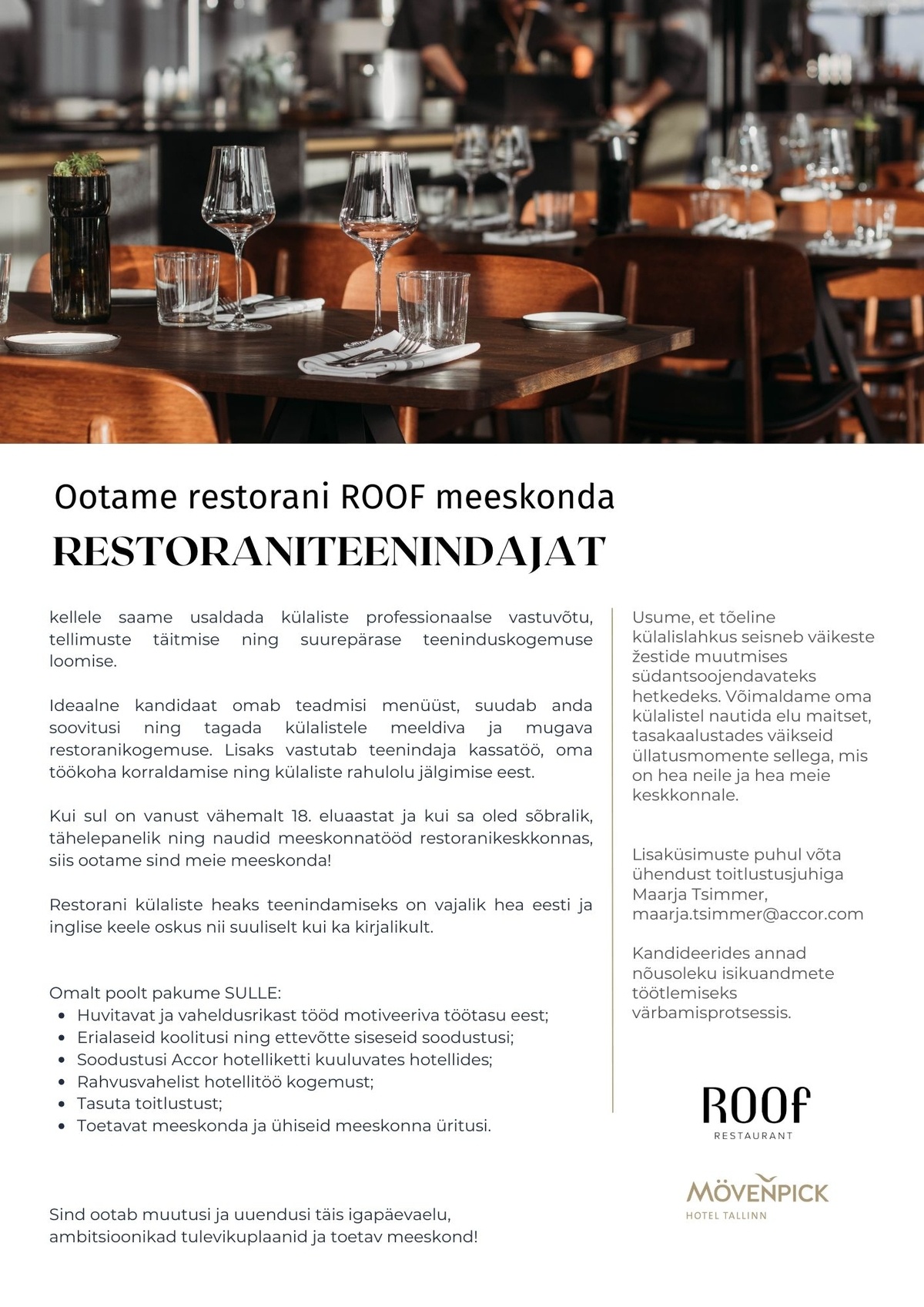 Duco MP OÜ Restoraniteenindaja