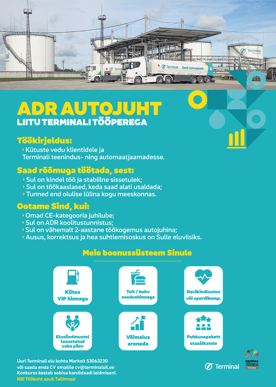 AS Terminal ADR autojuht