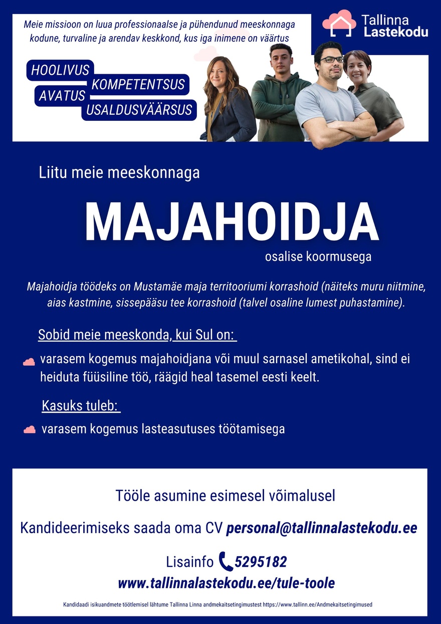 Tallinna Lastekodu Majahoidja