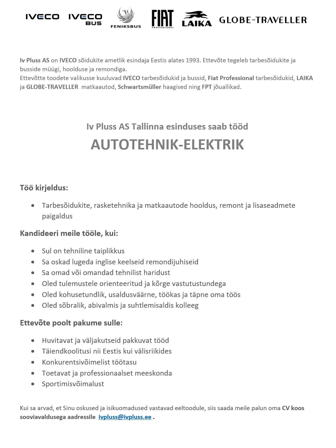 Iv Pluss AS AUTOTEHNIK-ELEKTRIK