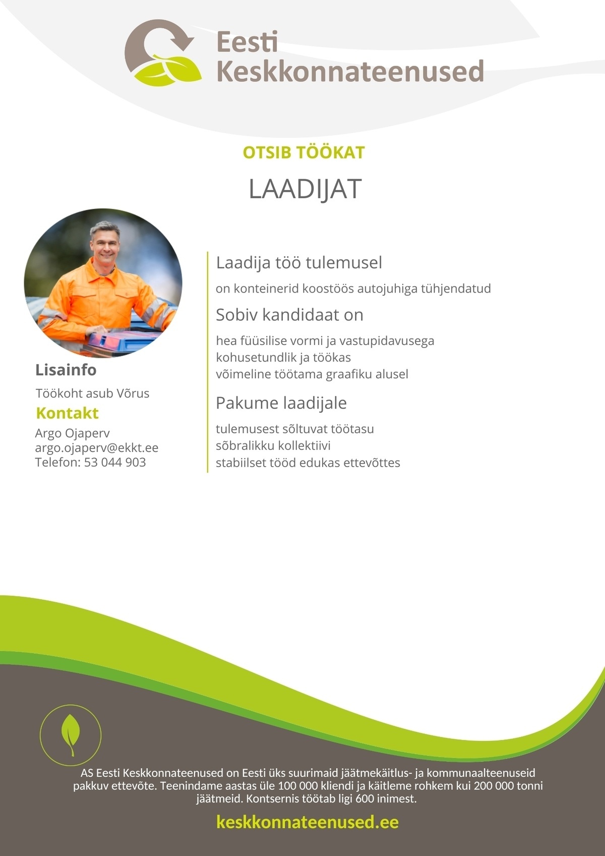 Eesti Keskkonnateenused AS Laadija