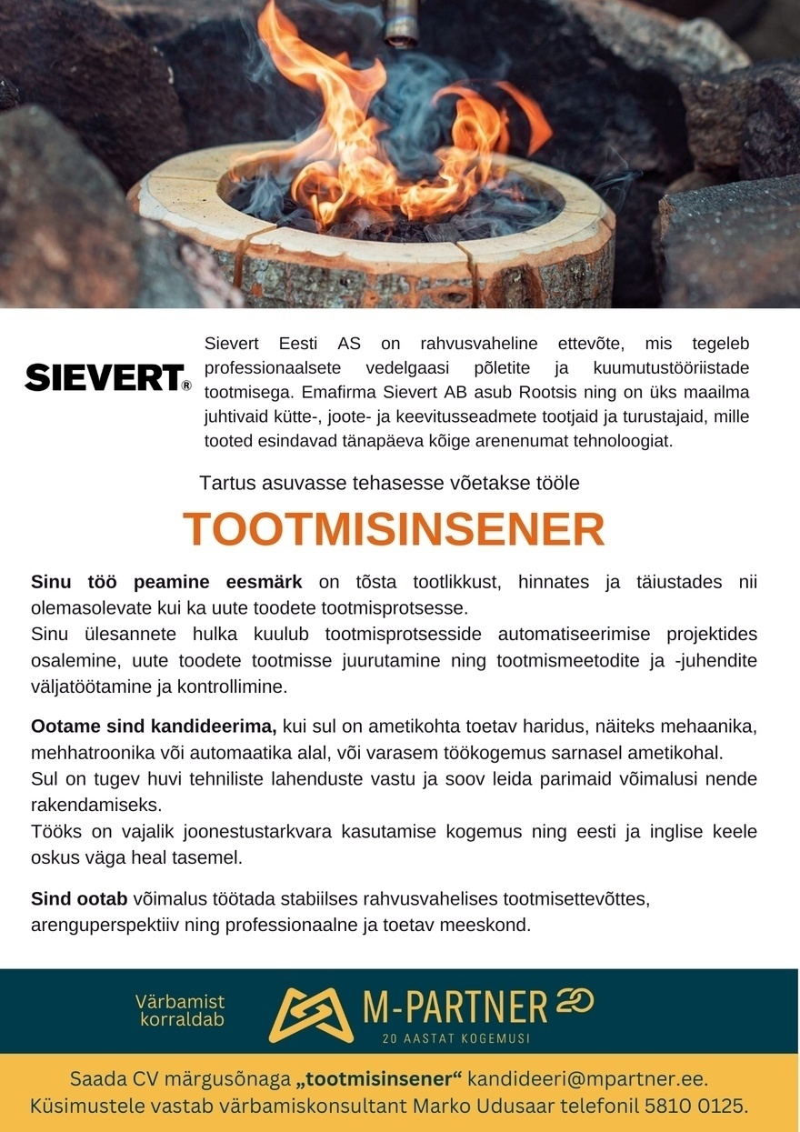 M-Partner HR Tootmisinsener