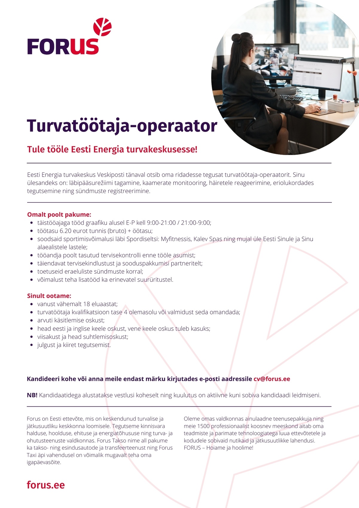 Forus Security AS Turvatöötaja-operaator