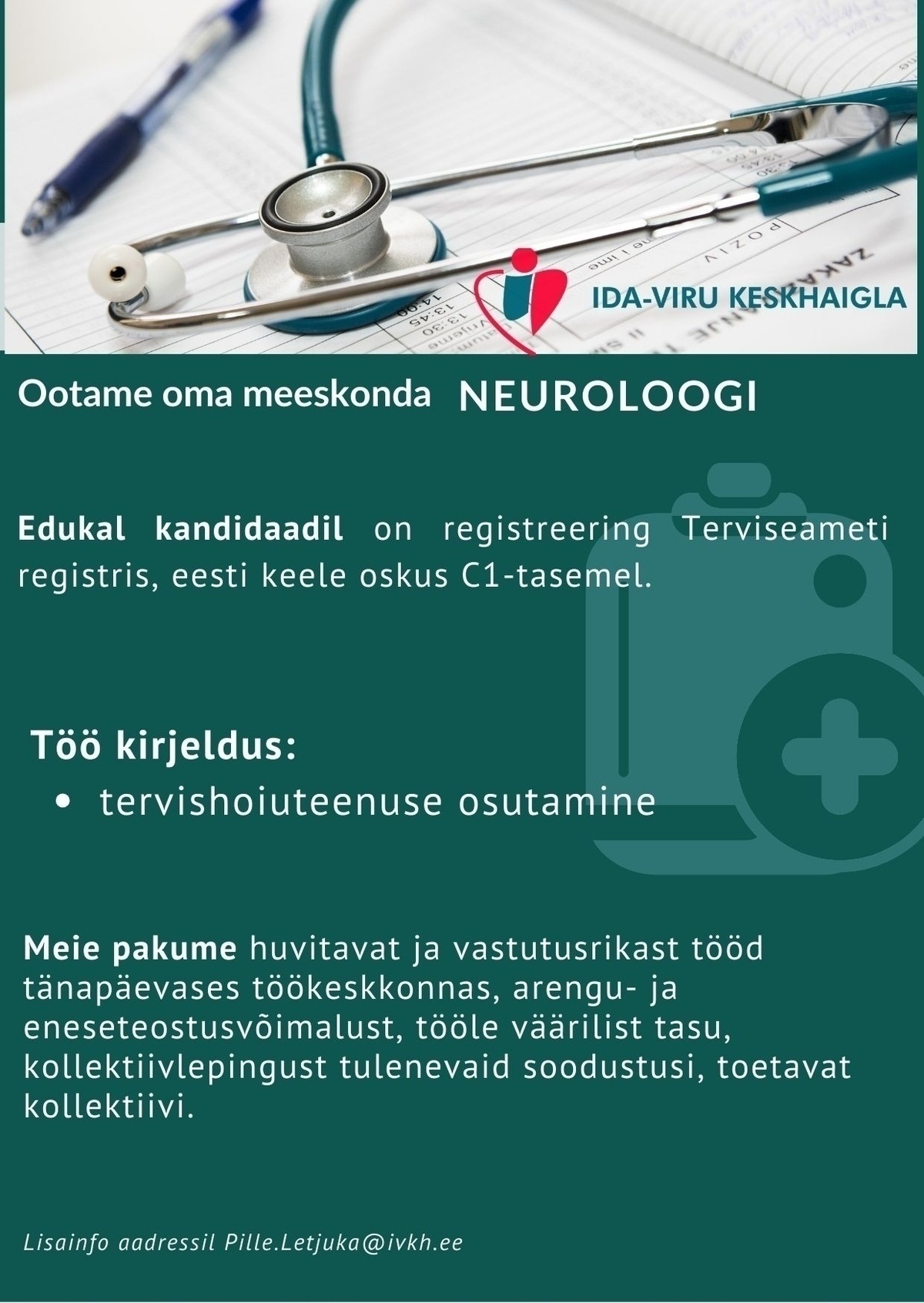 Ida-Viru Keskhaigla SA Neuroloog