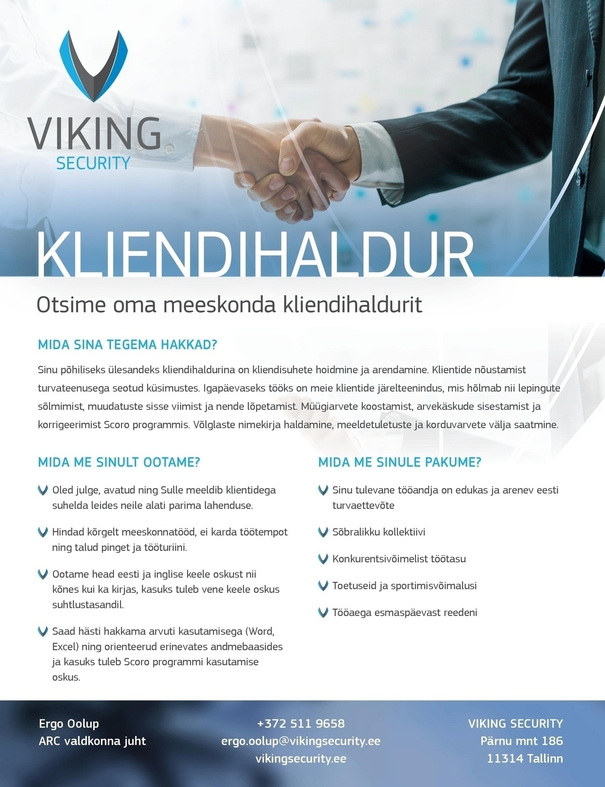 Viking Security AS KLIENDIHALDUR