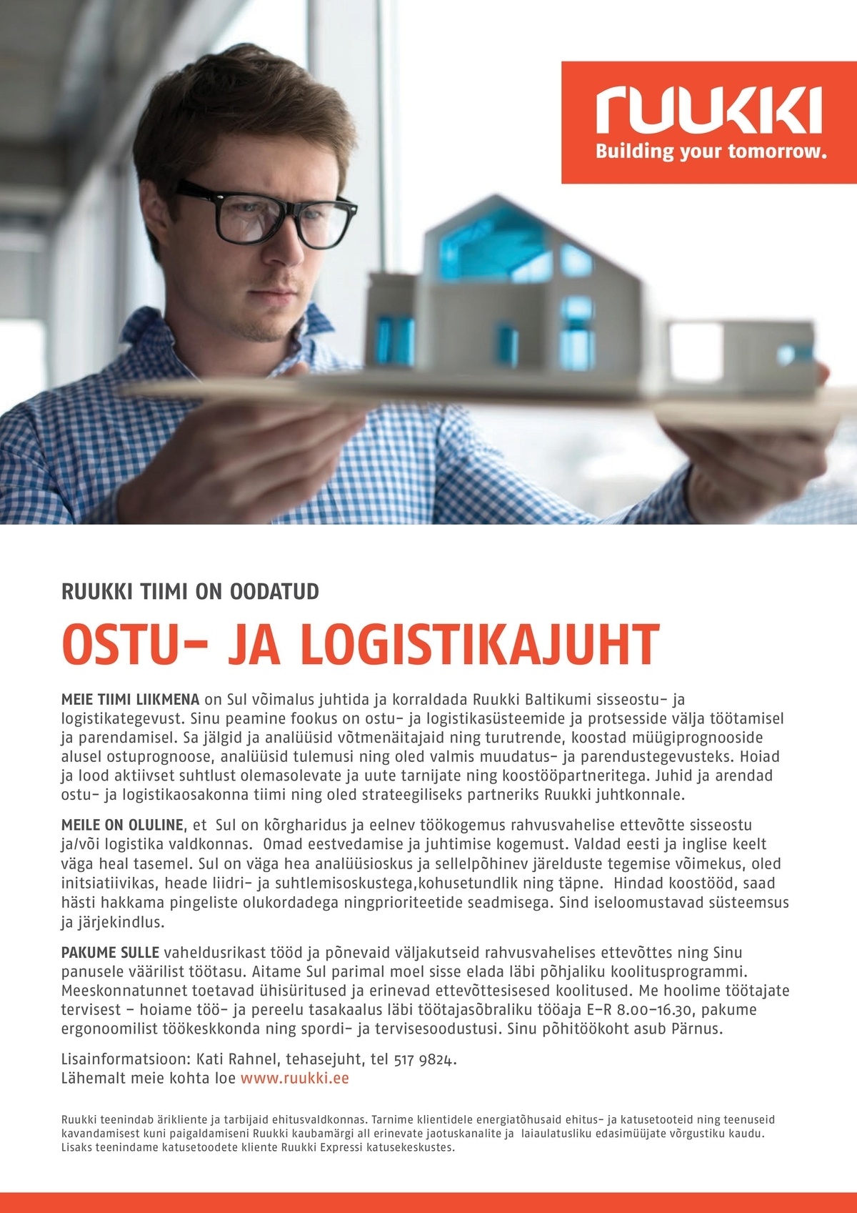 RUUKKI PRODUCTS AS Ostu- ja logistikajuht