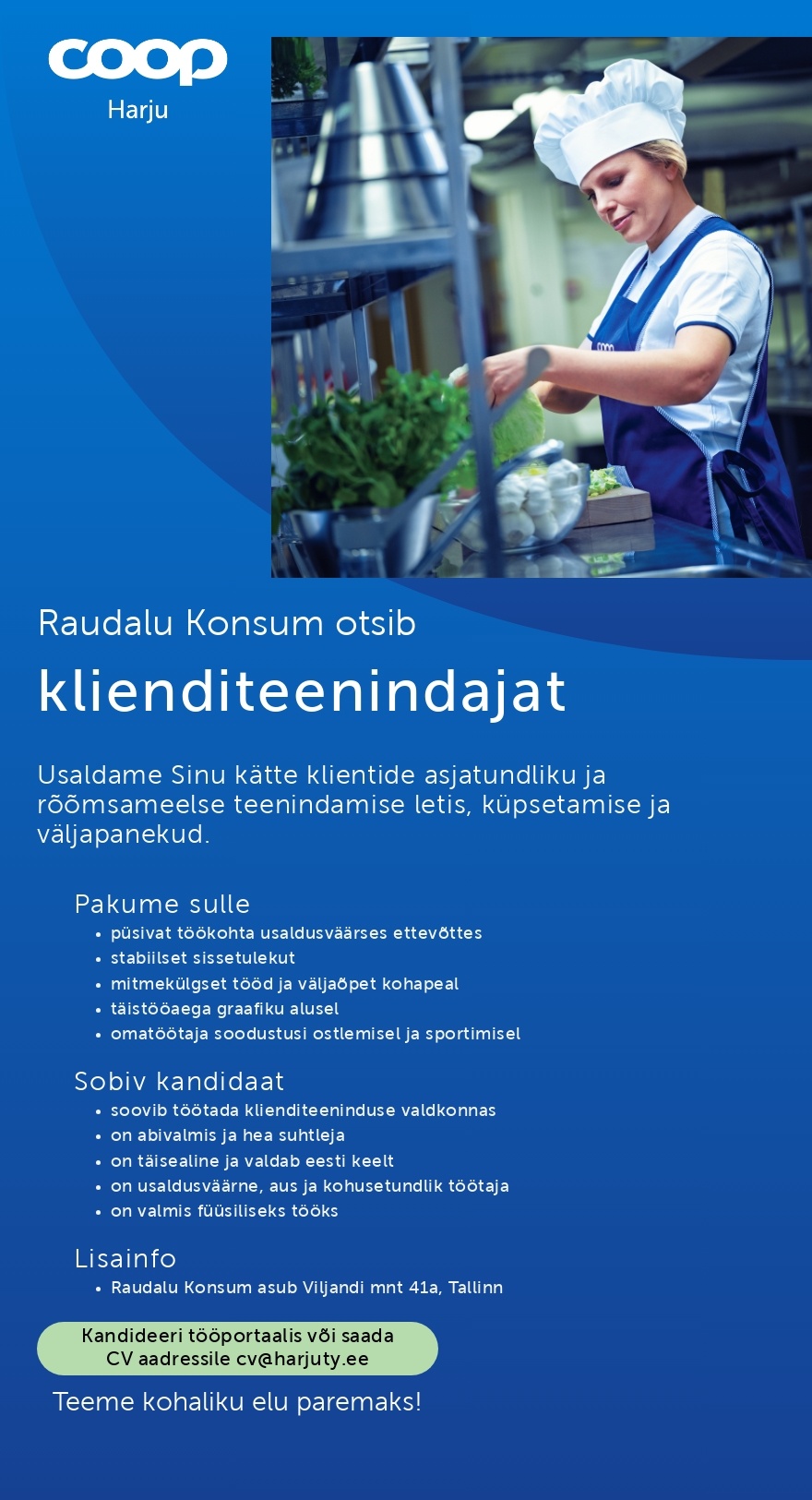 Harju Tarbijate Ühistu Klienditeenindaja Raudalu Konsumisse (Coop Harju)