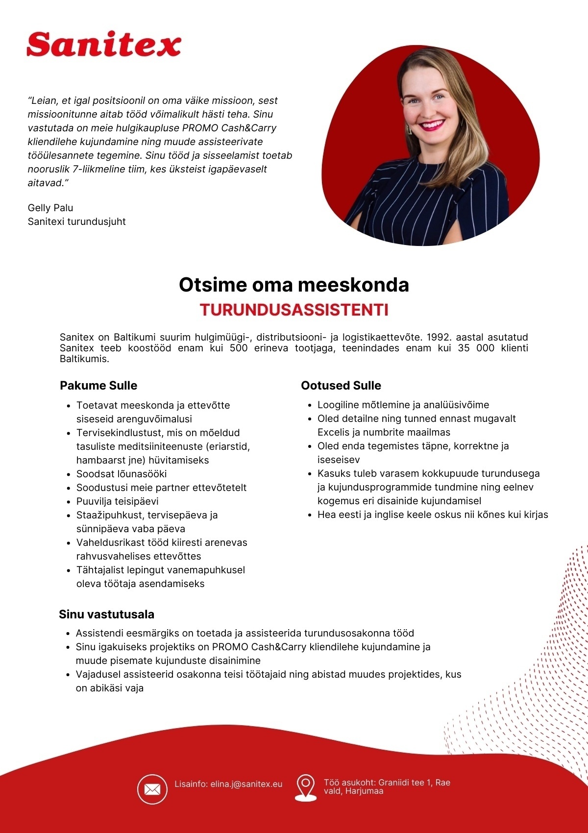 Sanitex OÜ Turundusassistent