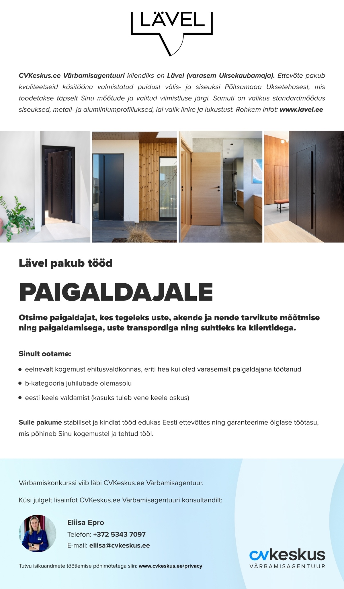 Lävel PAIGALDAJA