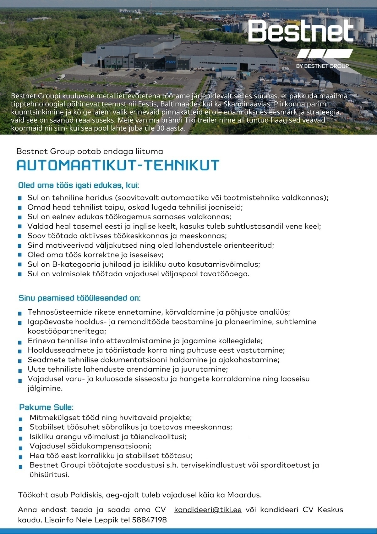 Bestnet AS Automaatik–tehnik