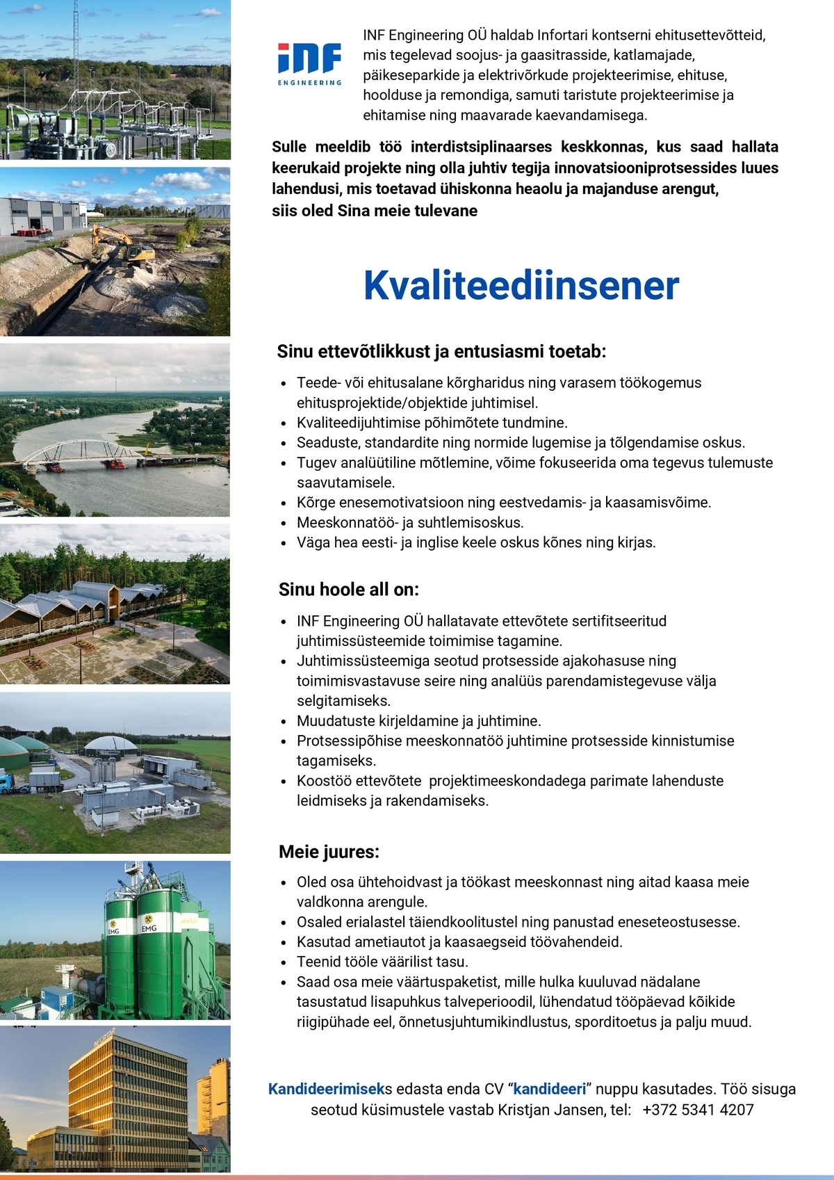 INF Engineering Kvaliteediinsener