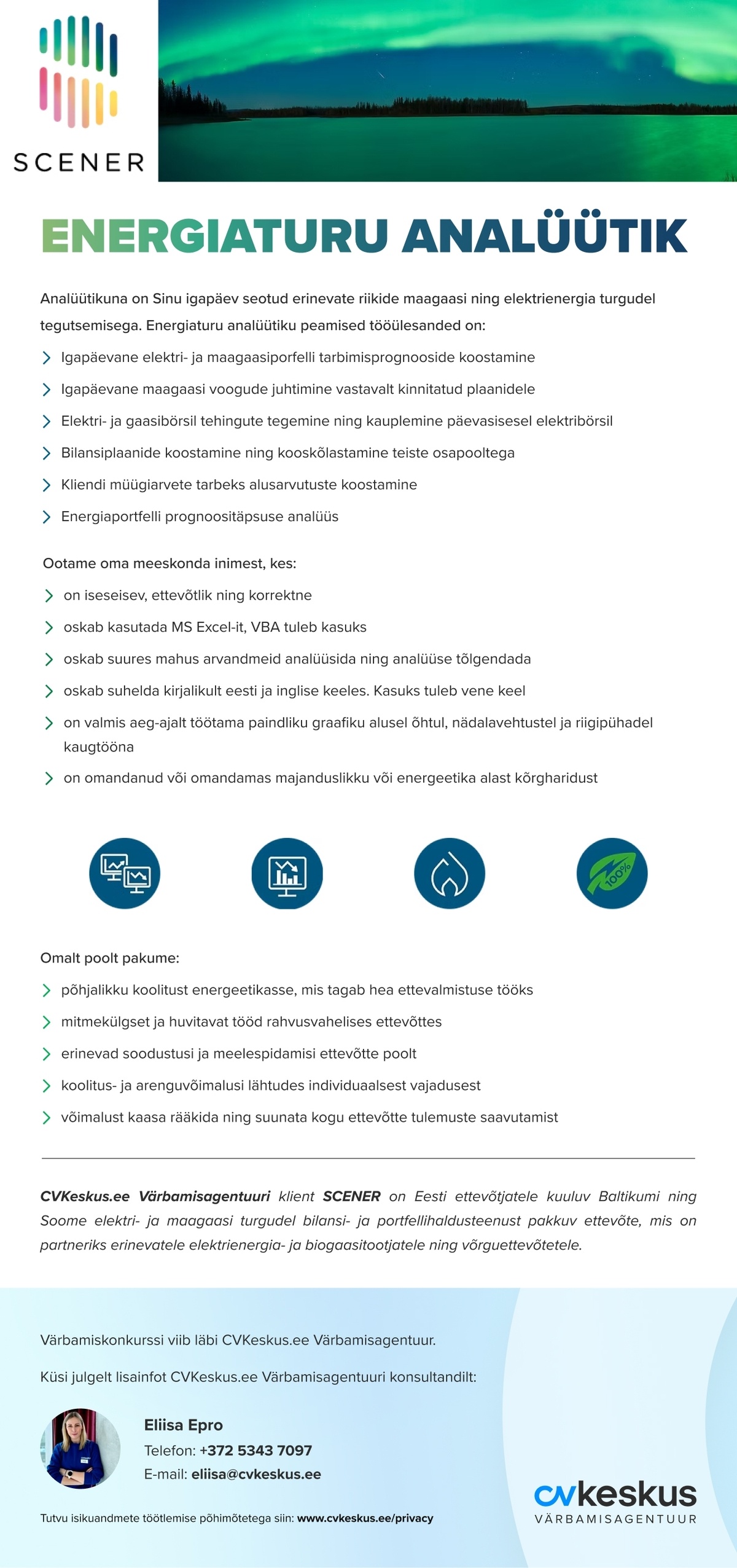 SCENER ENERGIATURU ANALÜÜTIK