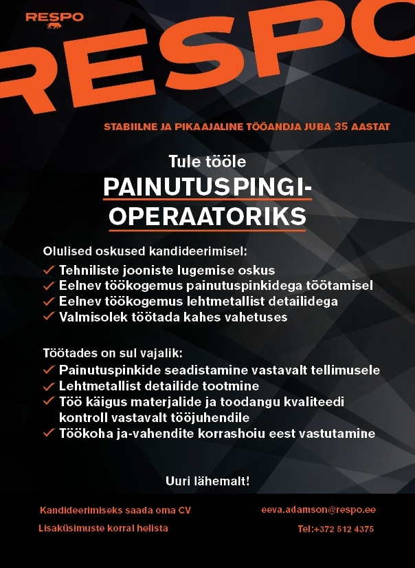 Respo Haagised AS Painutuspingioperaator