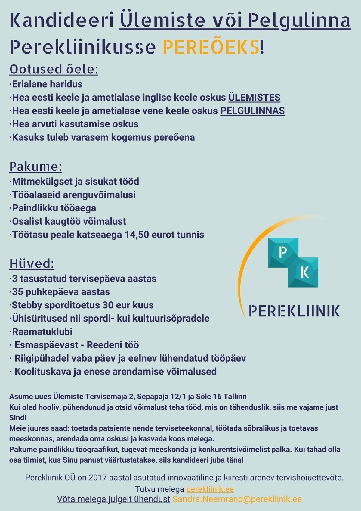 Perekliinik OÜ Pereõde