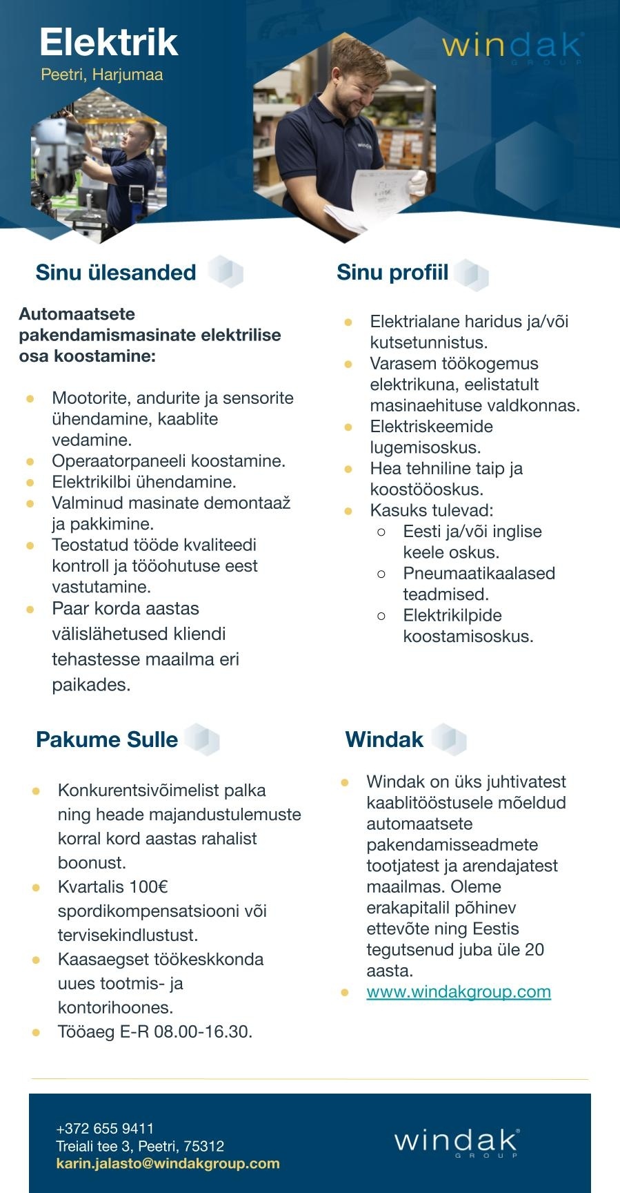 Windak OÜ Elektrik