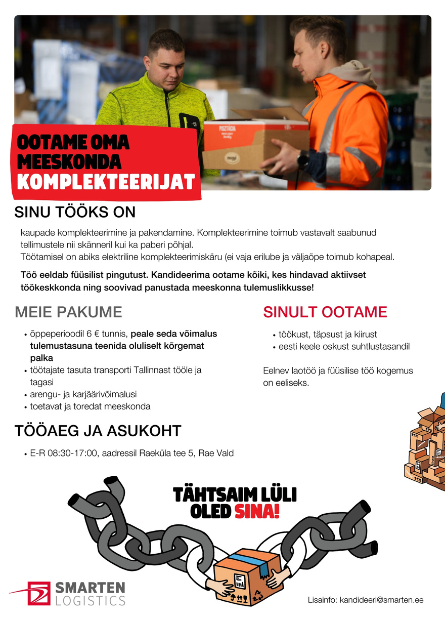 AS Smarten Logistics Komplekteerija Assakul