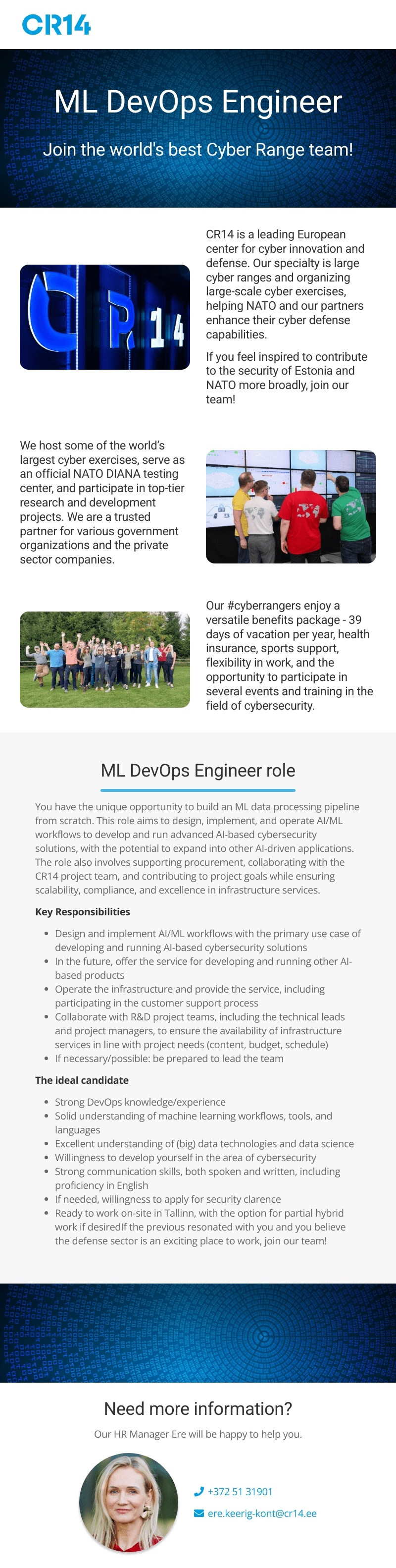 CR14 SA ML DevOps Engineer