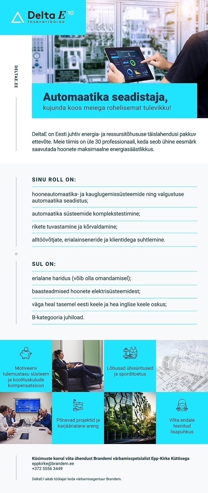 DeltaE Insenerid OÜ Automaatika seadistaja