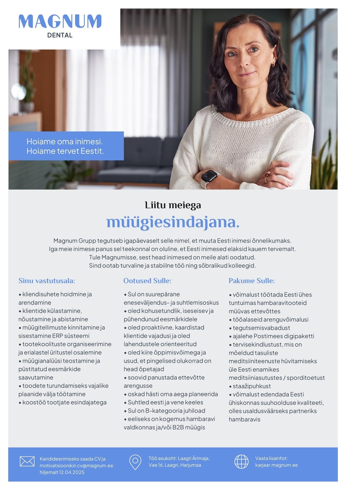 Magnum Dental OÜ Müügiesindaja
