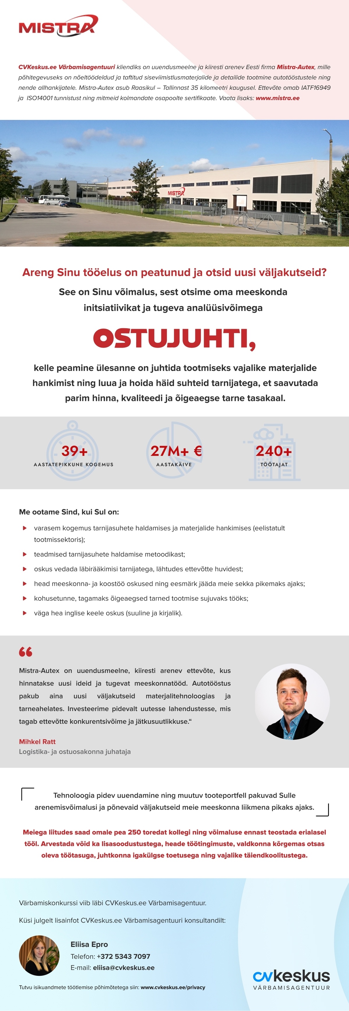 Mistra-Autex AS Ostujuht