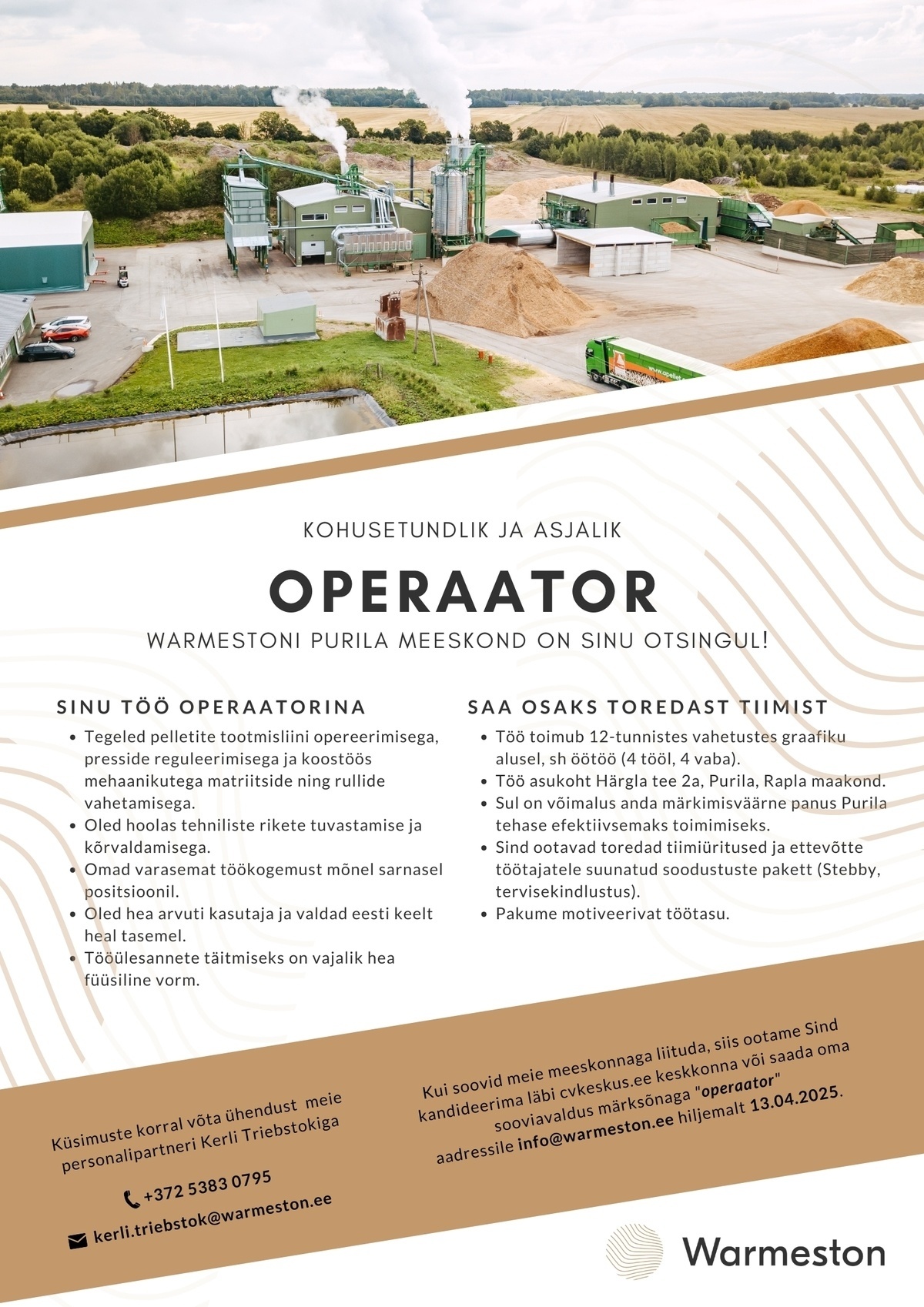 Warmeston OÜ Operaator