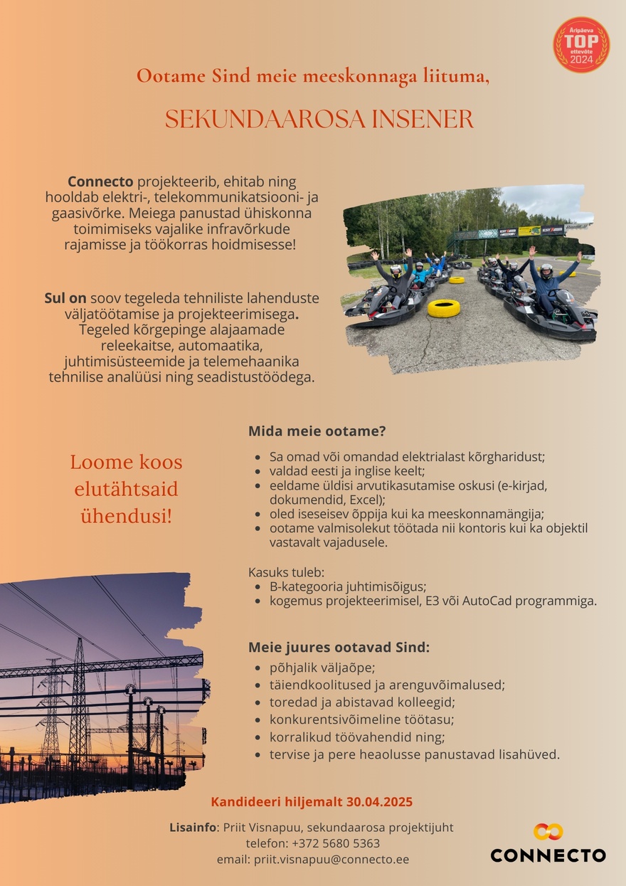 Connecto Sekundaarosa insener