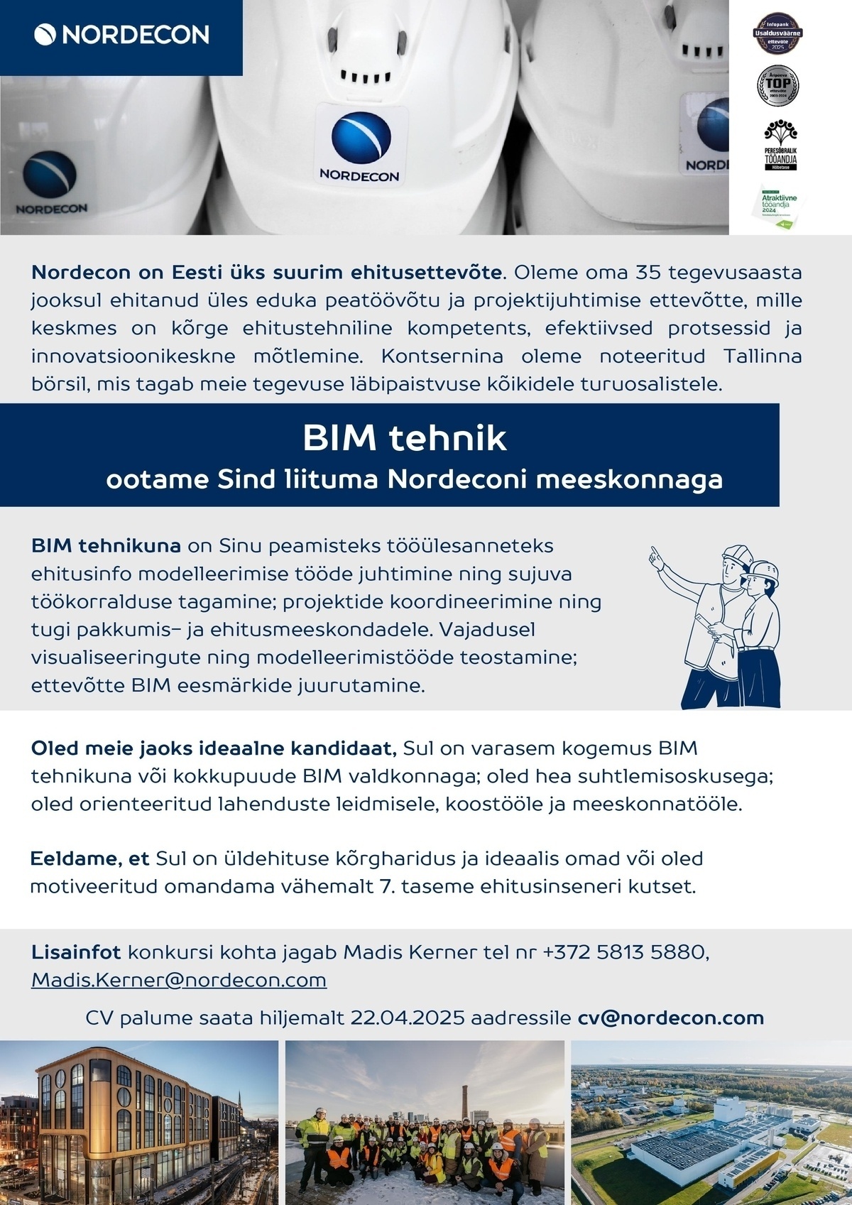 NORDECON AS BIM tehnik