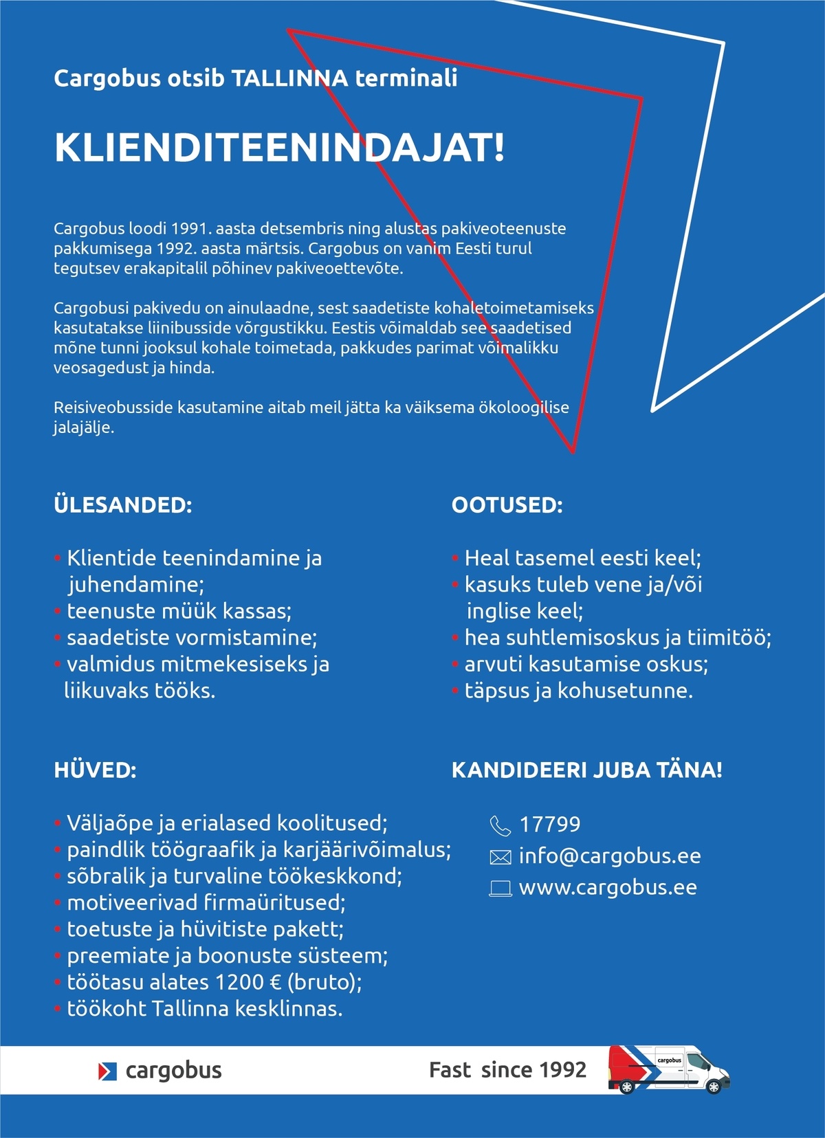 T grupp OÜ KLIENDITEENINDAJA