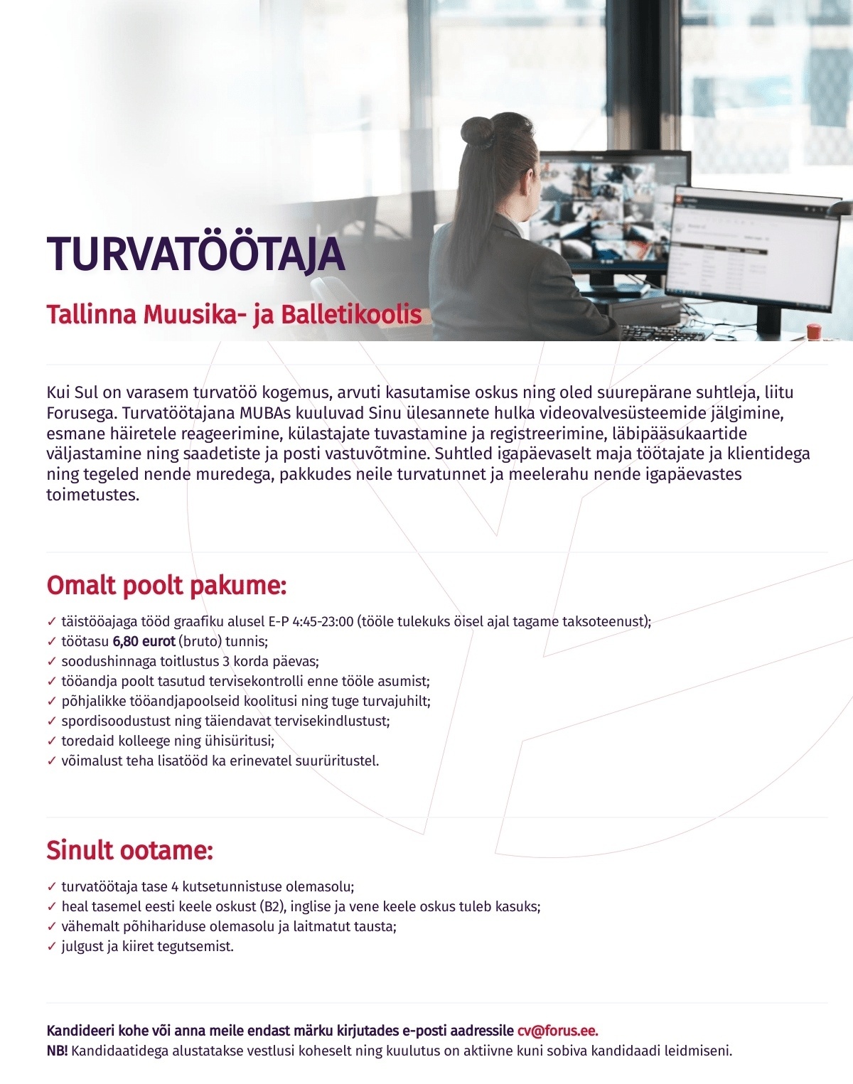 Forus Security AS Turvatöötaja MUBAs