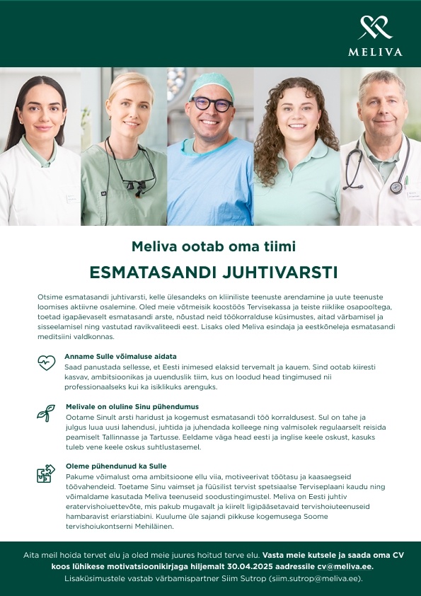 Meliva AS Esmatasandi juhtivarst