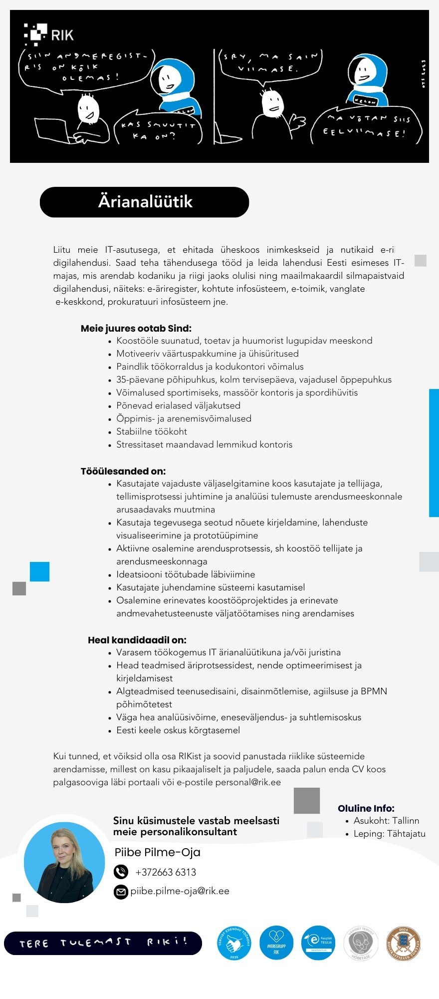 Registrite ja Infosüsteemide Keskus ÄRIANALÜÜTIK