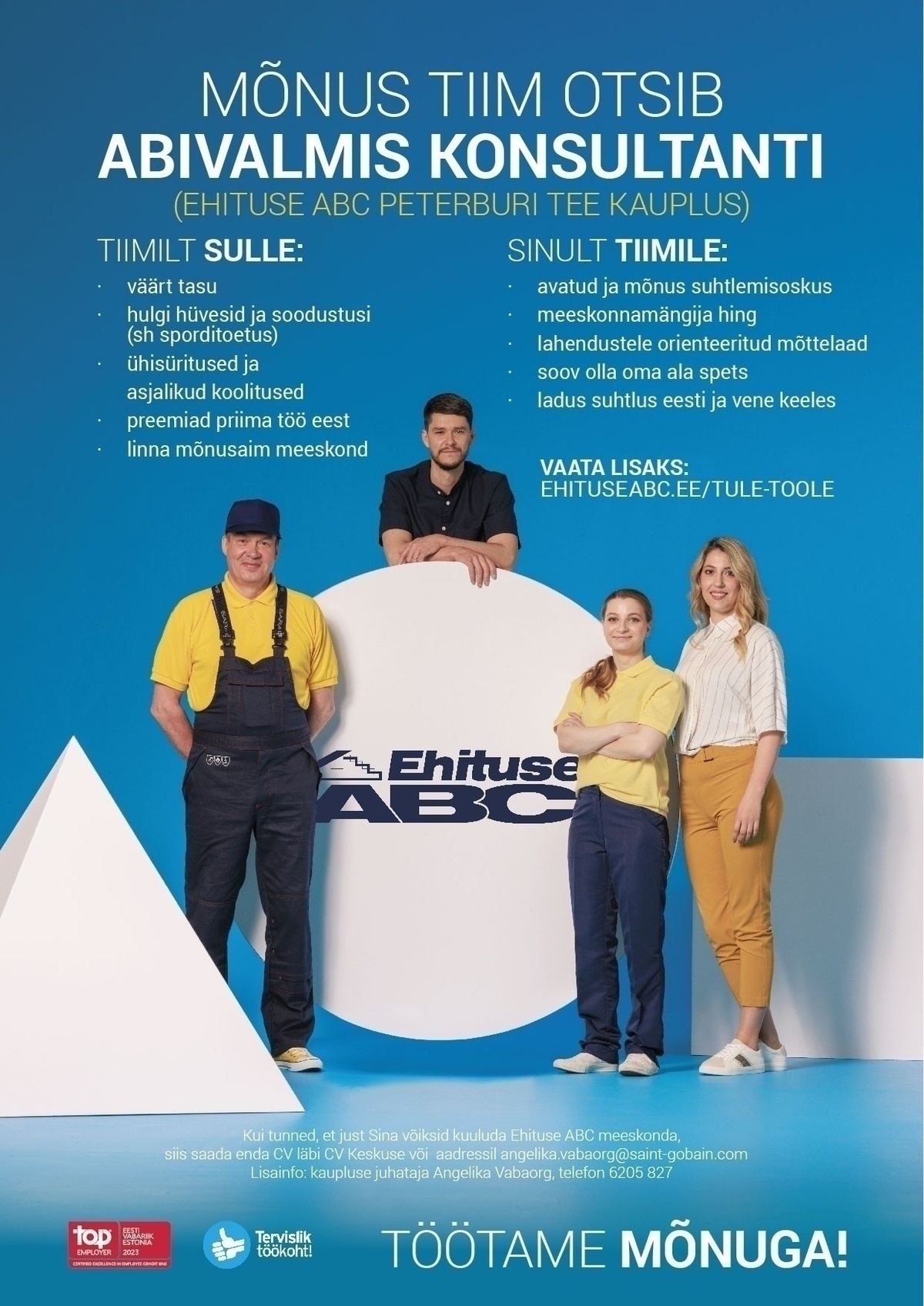 Optimera Estonia AS - Ehituse ABC Abivalmis konsultant (Peterburi tee Ehituse ABC)