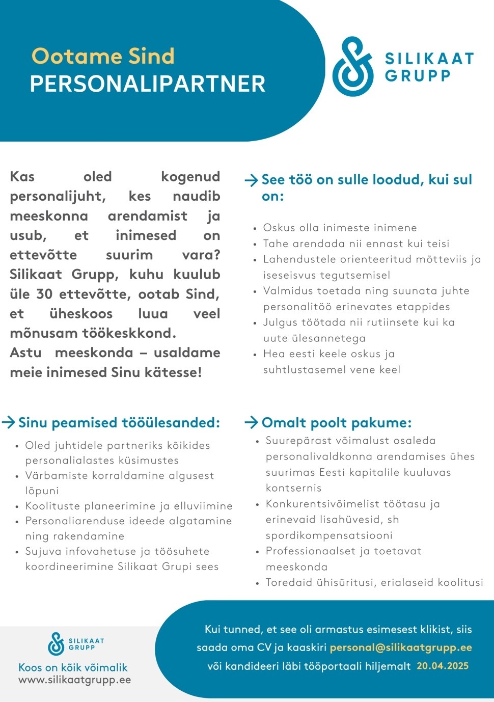 Silikaat Grupp AS Personalipartner
