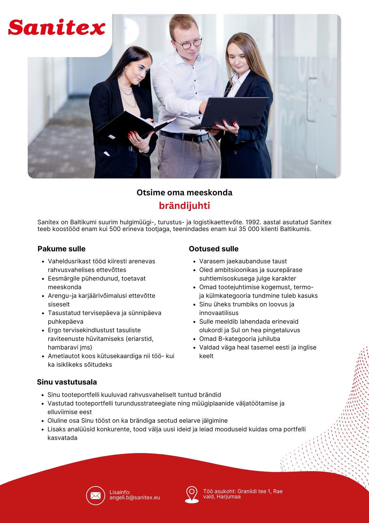Sanitex OÜ Brändijuht